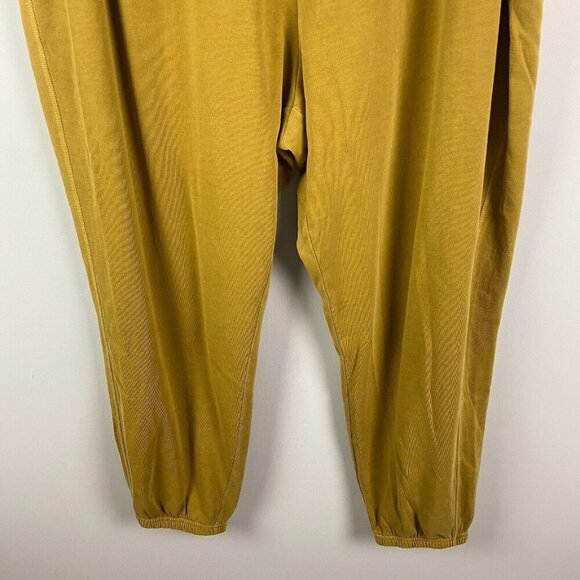 Old Navy Jogger Sweatpants Size 4X Yellow Cinch Drawstring High Rise - Picture 3 of 11